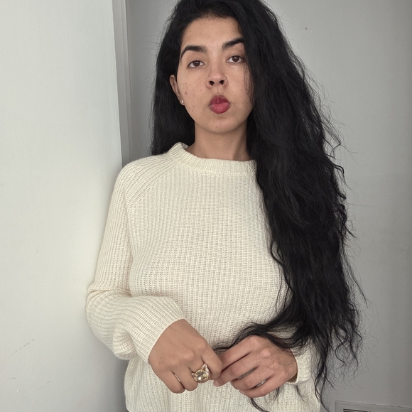 Quince Cashmere Ribbed Sweater - Picture 3 of 5